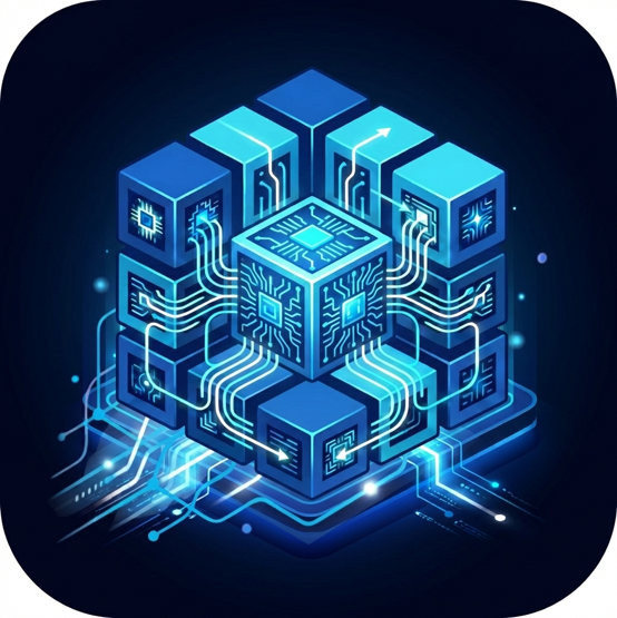 Fractal Data Core Icon
